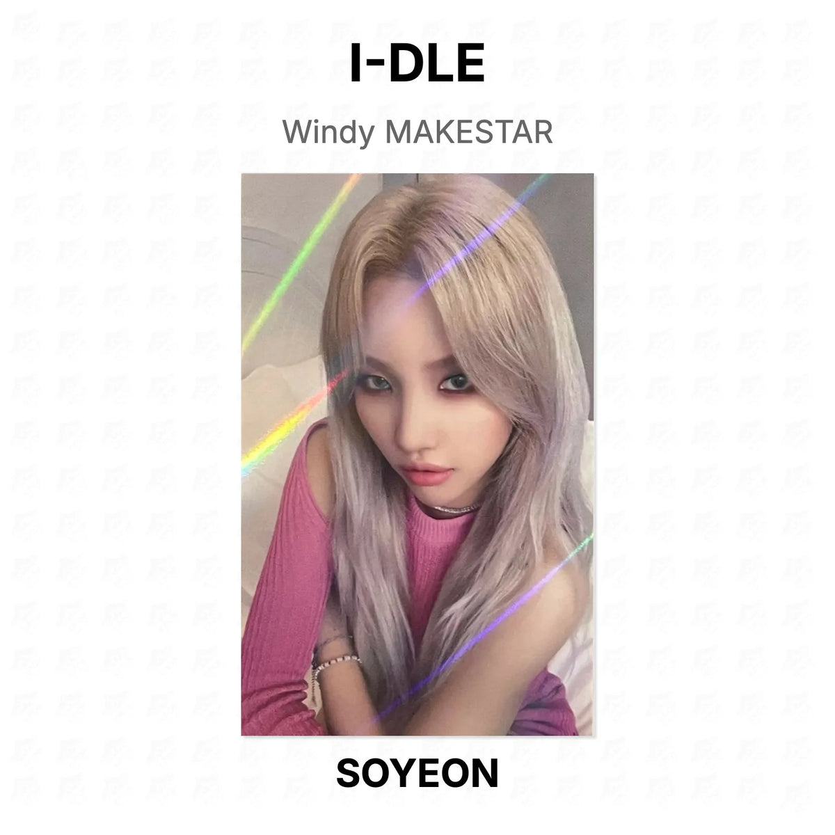 I-DLE Windy MAKESTAR Official Photocard