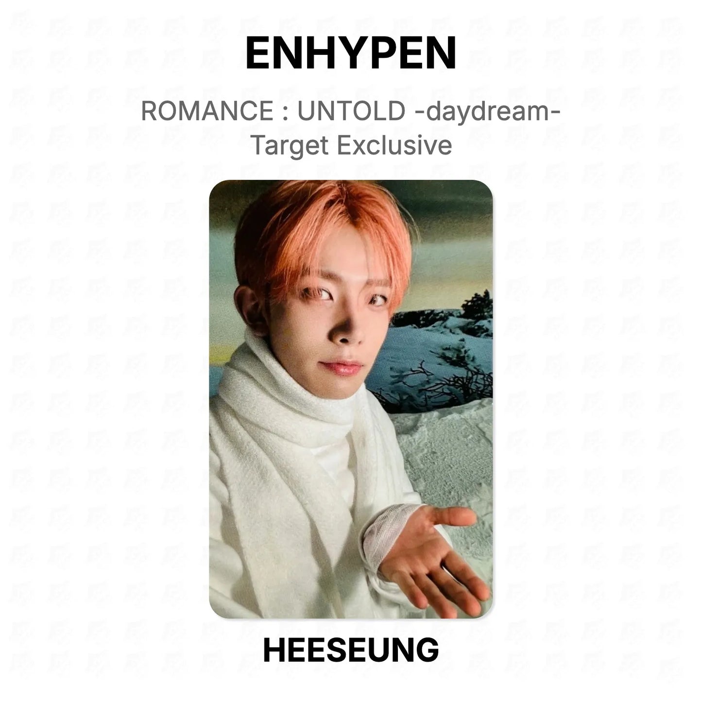 ENHYPEN ROMANCE : UNTOLD -daydream- Target Exclusive Official Photocard