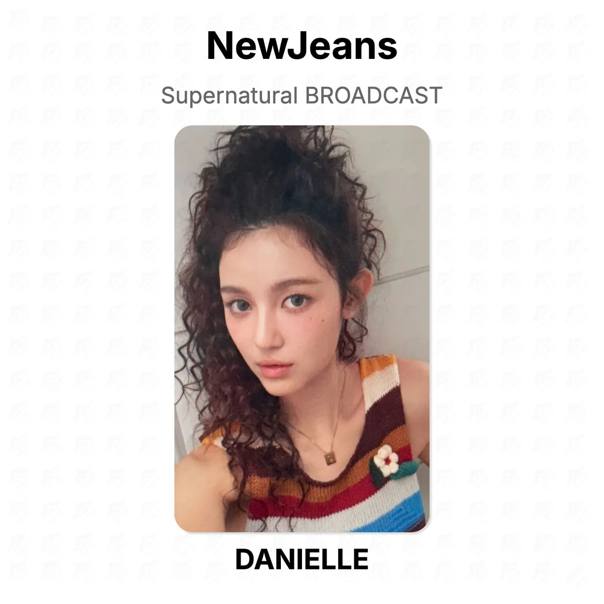 NewJeans Supernatural BROADCAST Official Photocard