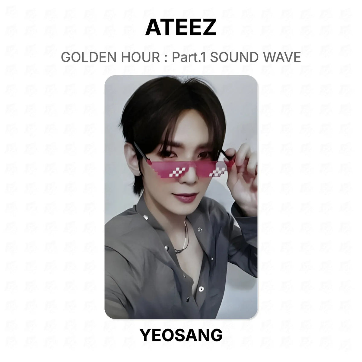 ATEEZ GOLDEN HOUR : Part.1 SOUND WAVE Official Photocard