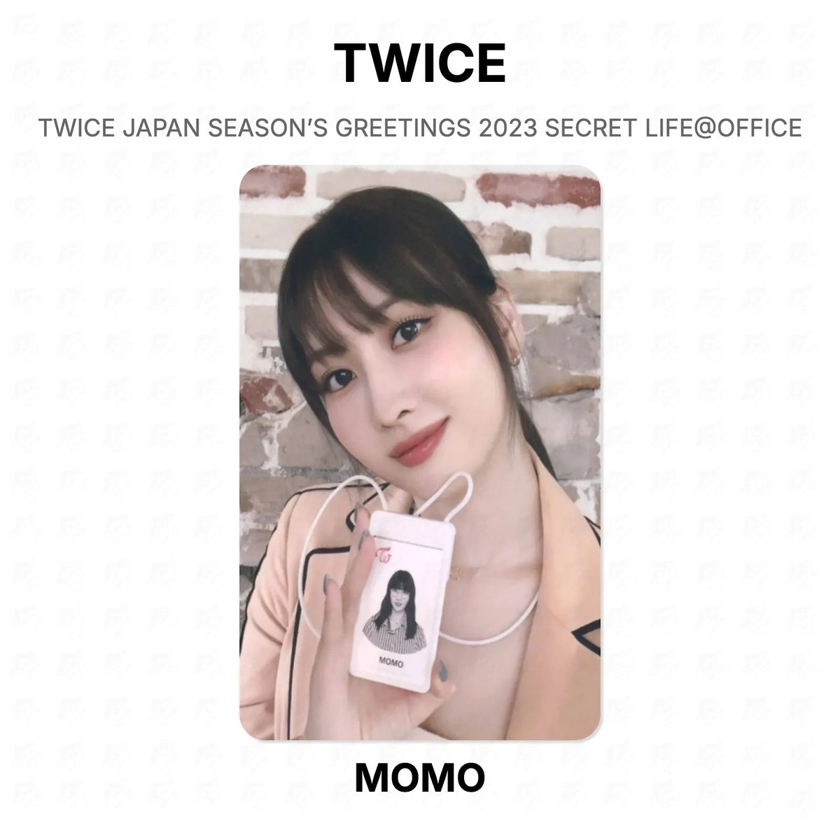 TWICE JAPAN SEASON’S GREETINGS 2023 SECRET LIFE@OFFICE Official Photocard