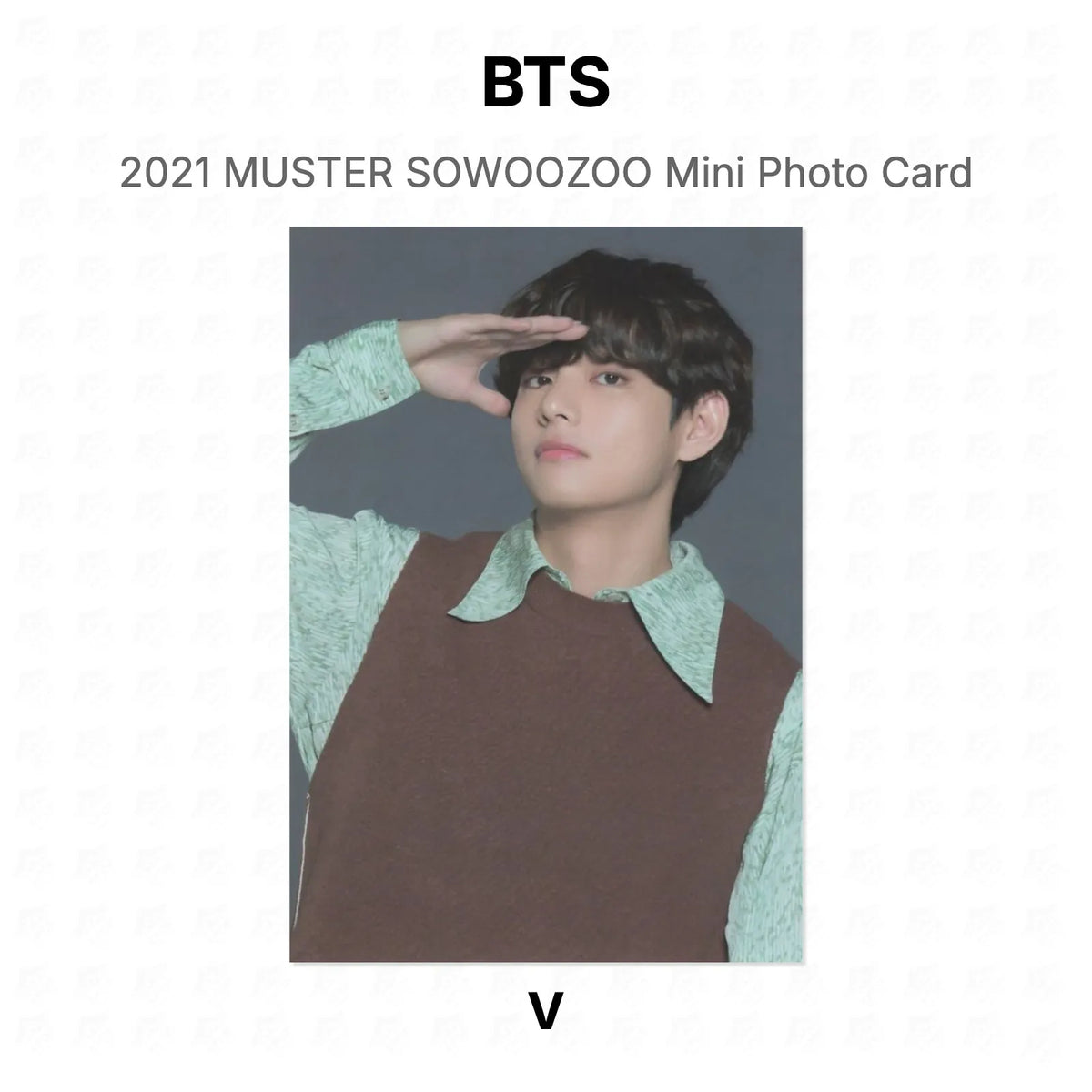 BTS 2021 MUSTER SOWOOZOO Mini Photo Card โฟโต้การ์ดของแท้