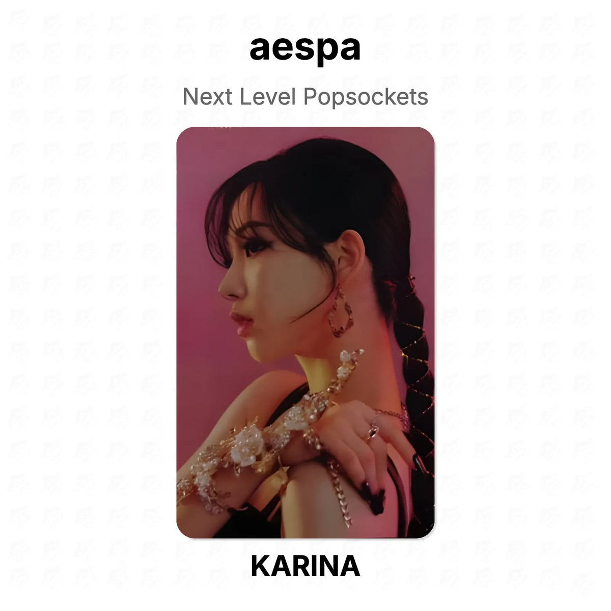 aespa Next Level Popsockets Official Photocard