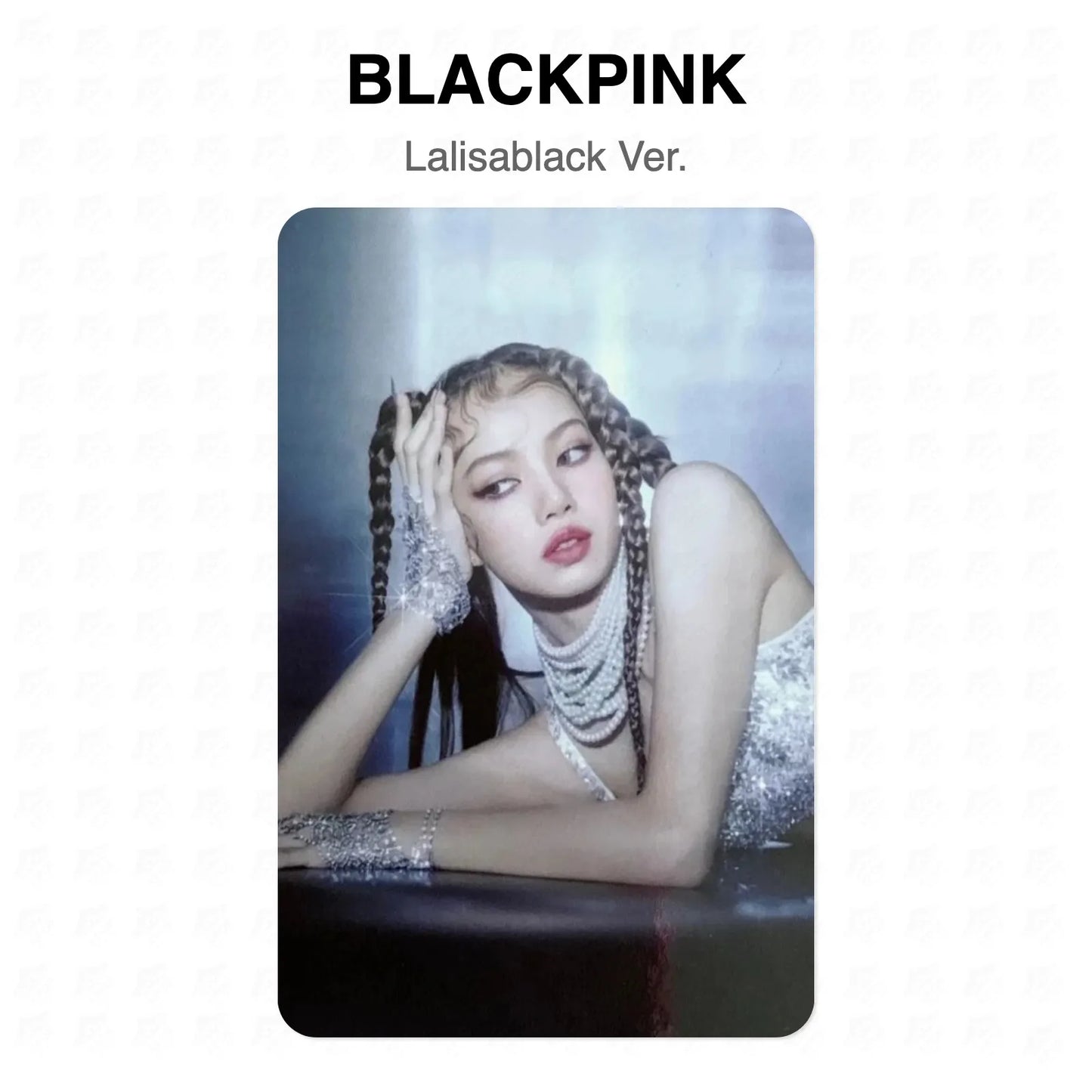 BLACKPINK Lalisablack Ver. Official Photocard