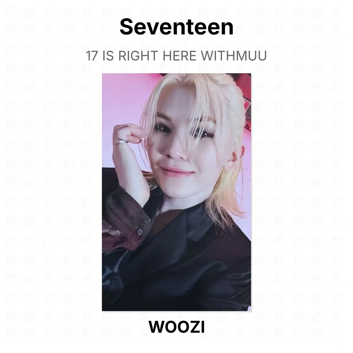 Seventeen 17 IS RIGHT HERE WITHMUU Official Photocard