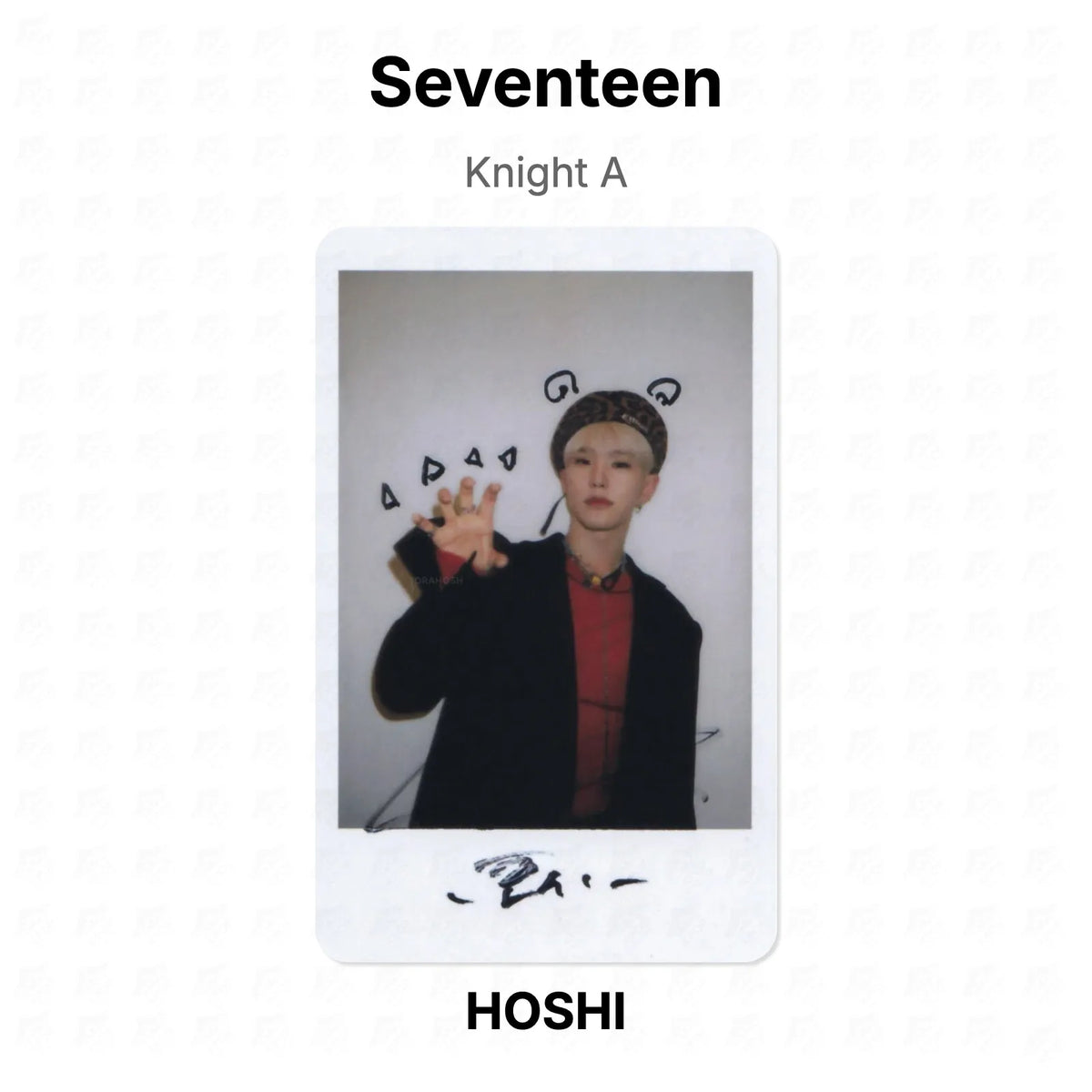 Seventeen Knight A Official Photocard