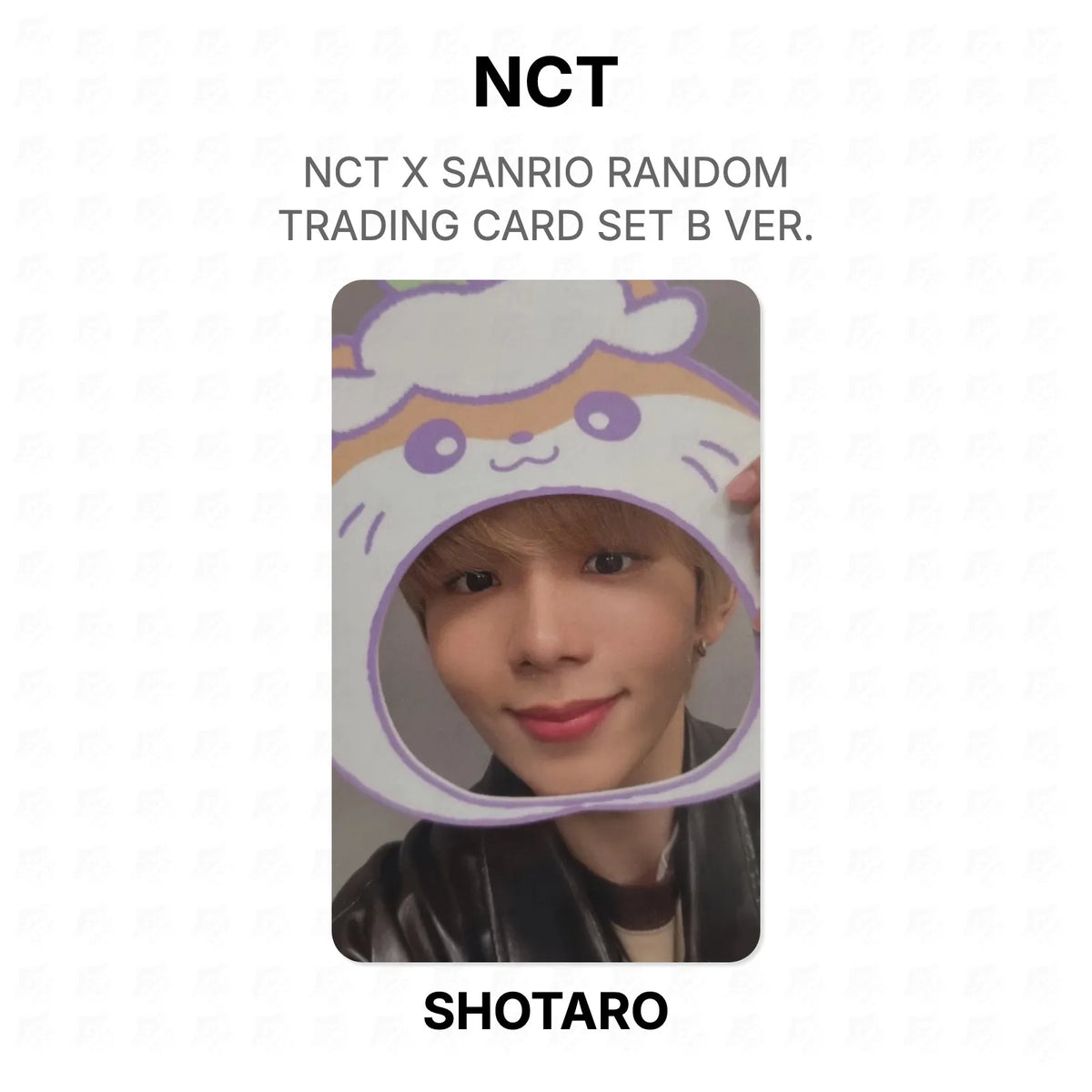 NCT X SANRIO RANDOM TRADING CARD SET B VER. Official Photocard