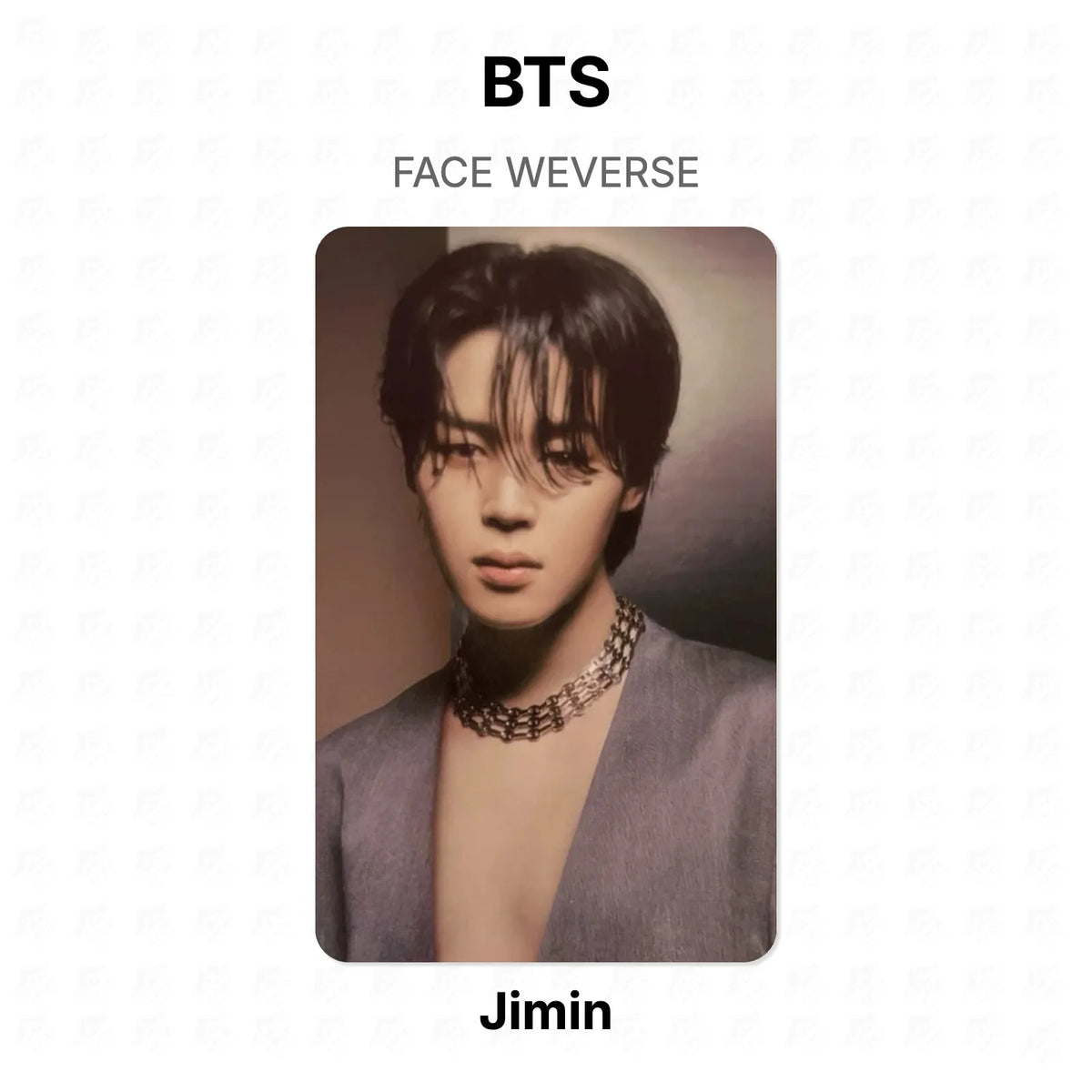 BTS FACE WEVERSE officiële Photocard