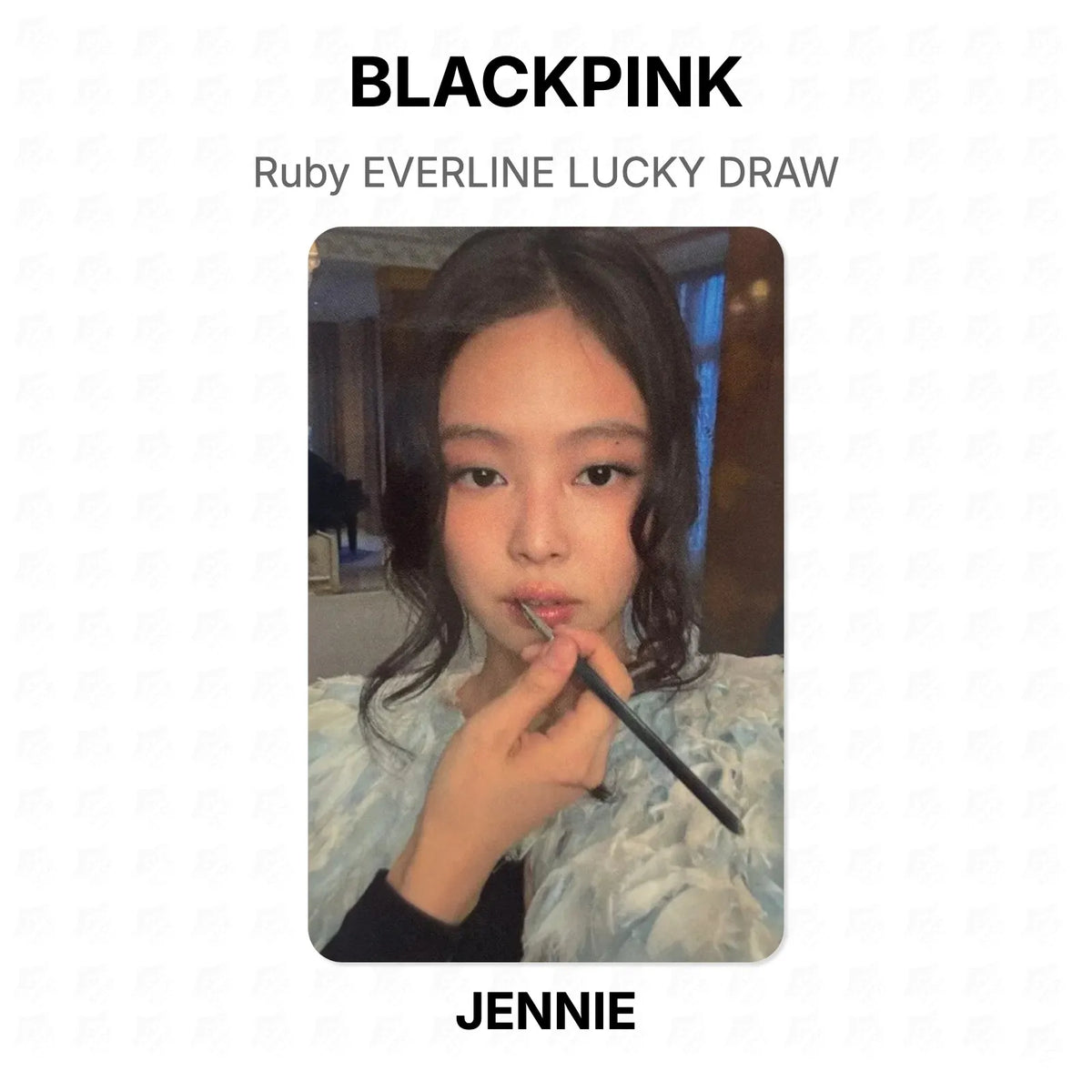 BLACKPINK Ruby EVERLINE LUCKY DRAW Official Photocard