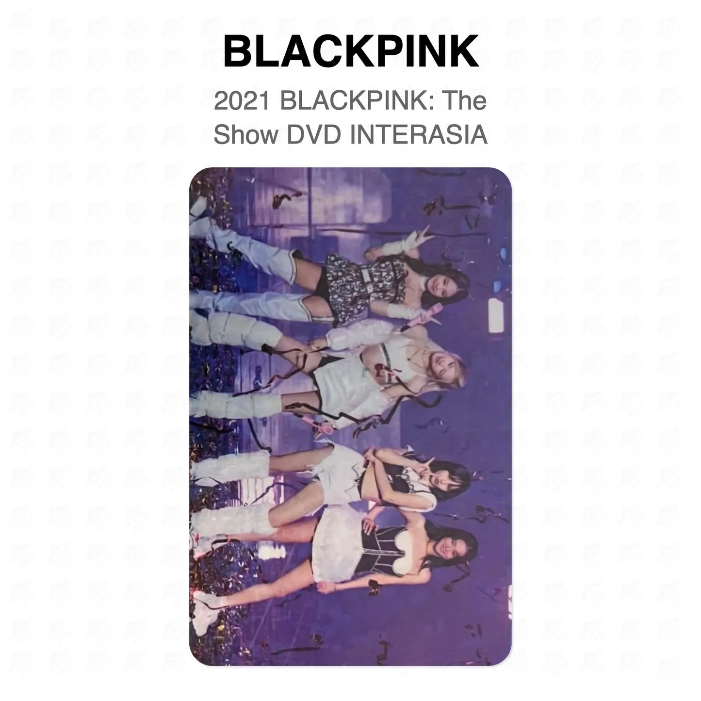 BLACKPINK 2021 BLACKPINK: The Show DVD INTERASIA Official Photocard