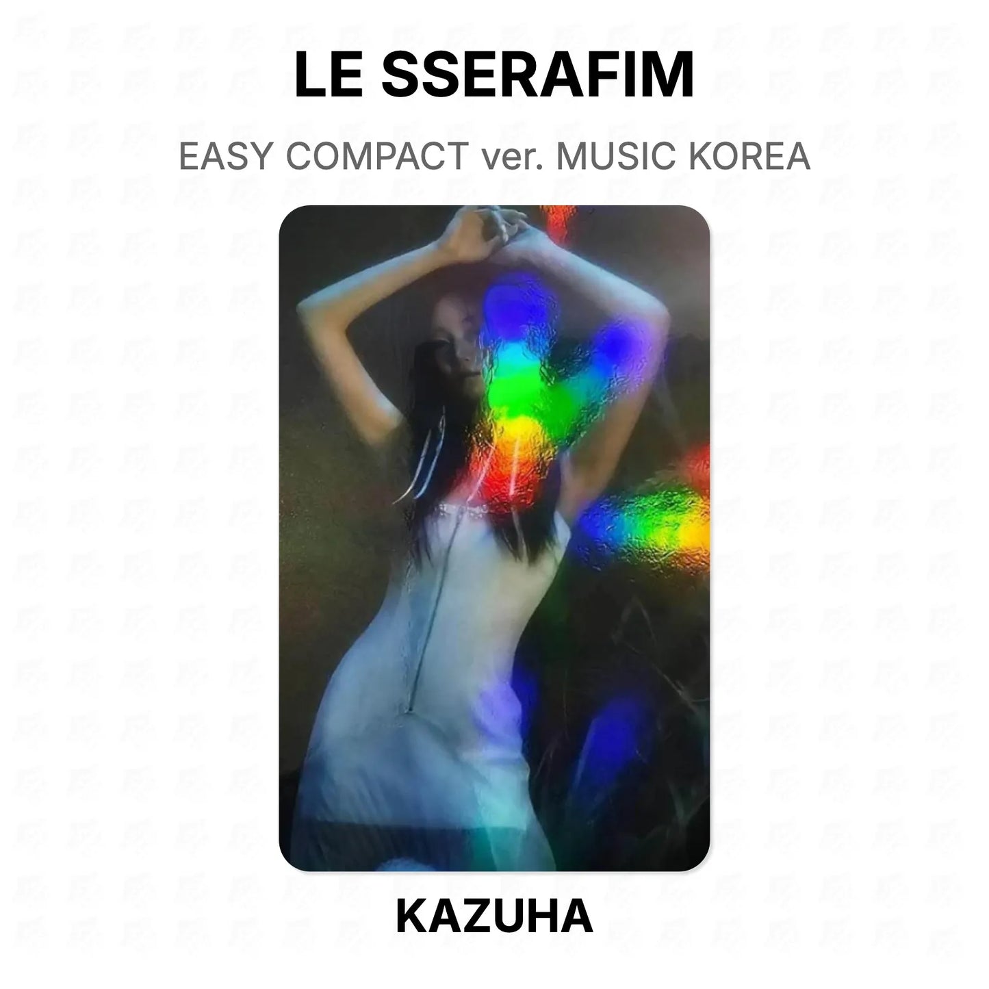 LE SSERAFIM EASY COMPACT ver. MUSIC KOREA Official Photocard