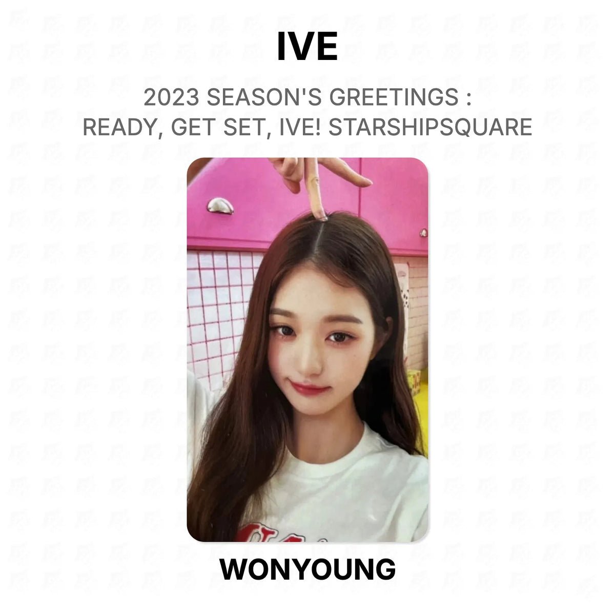 IVE 2023 SEASON'S GREETINGS : READY, GET SET, IVE! STARSHIPSQUARE Official Photocard