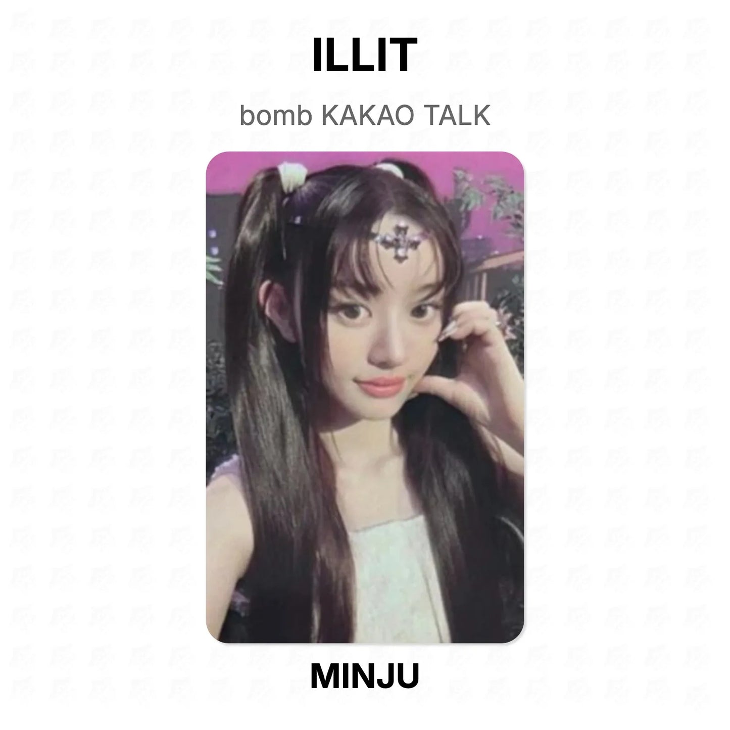 ILLIT bomb KAKAO TALK Official Photocard