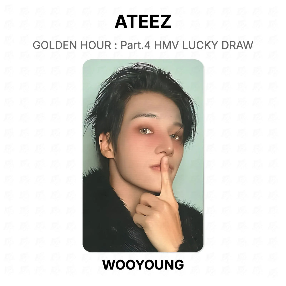 ATEEZ GOLDEN HOUR : Part.4 HMV LUCKY DRAW Official Photocard