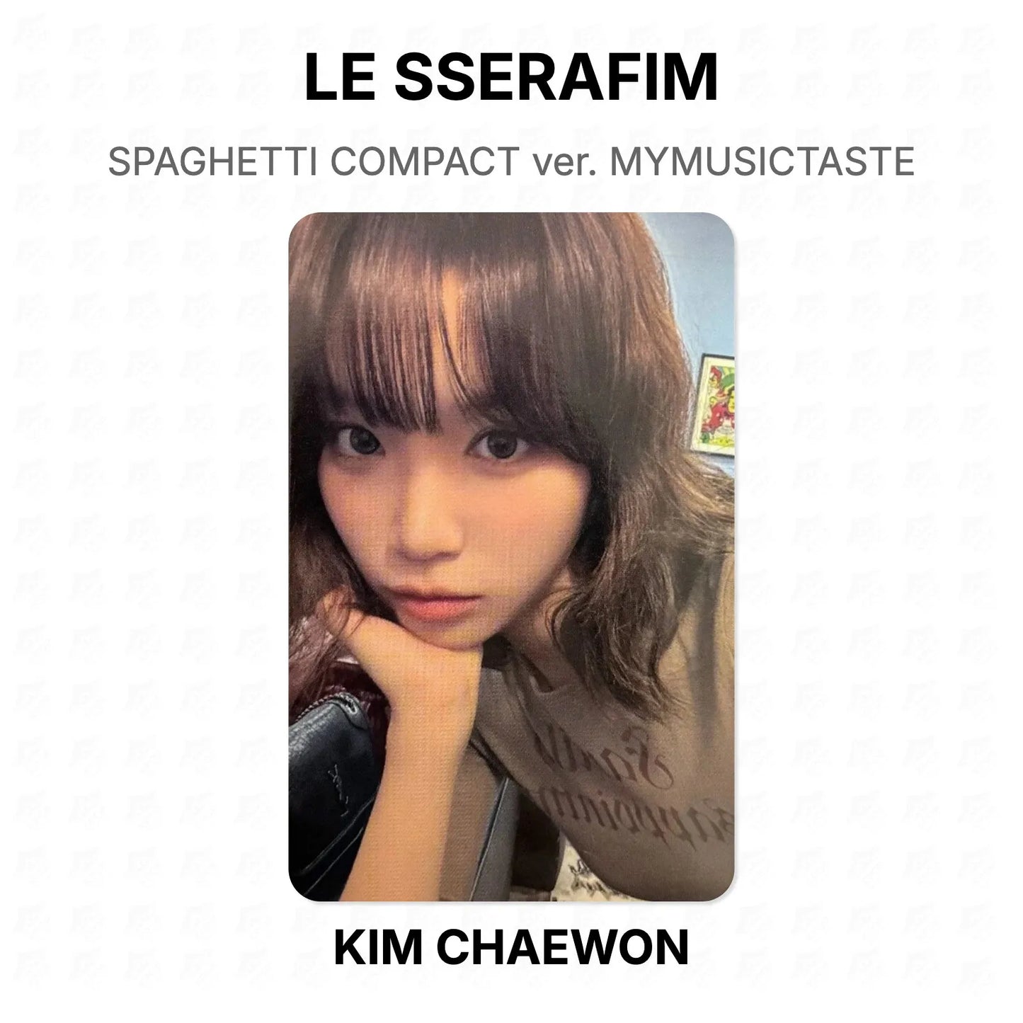 LE SSERAFIM SPAGHETTI COMPACT ver. MYMUSICTASTE Official Photocard