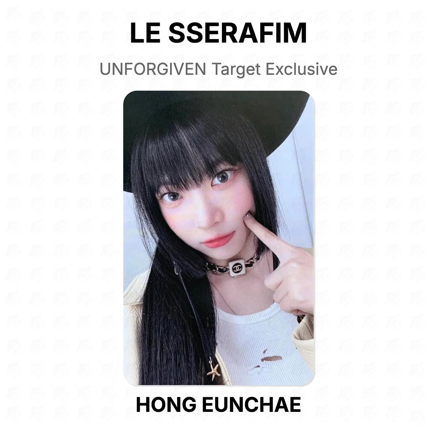 LE SSERAFIM UNFORGIVEN Target Exclusive Official Photocard
