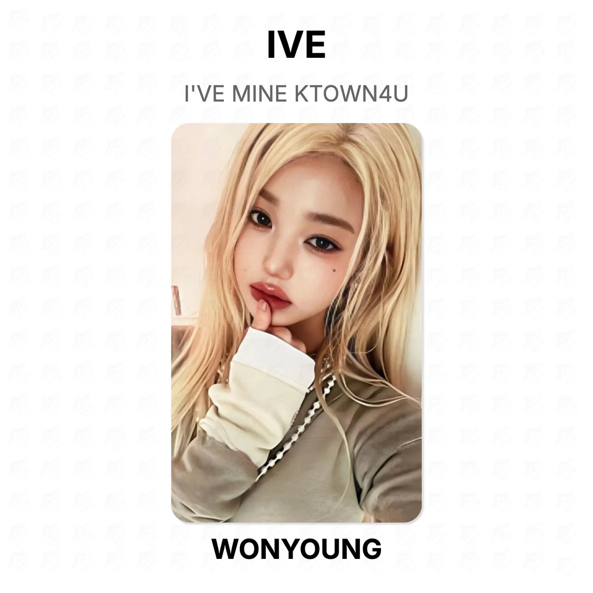 IVE I'VE MINE KTOWN4U Official Photocard