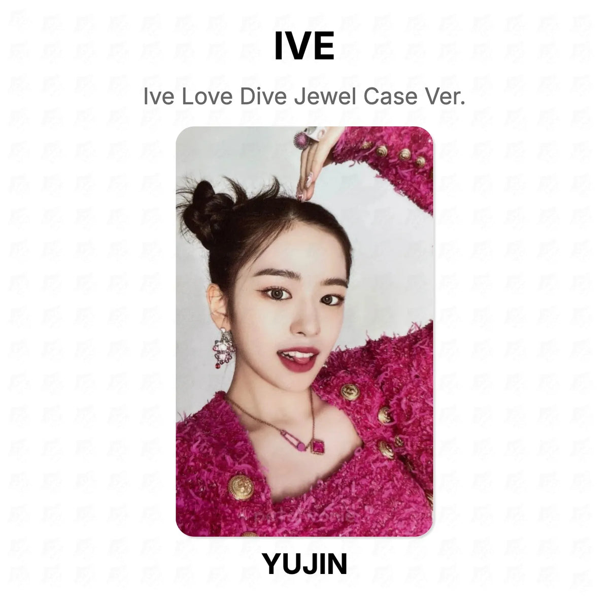 IVE Love Dive Jewel Case Ver. Official Photocard