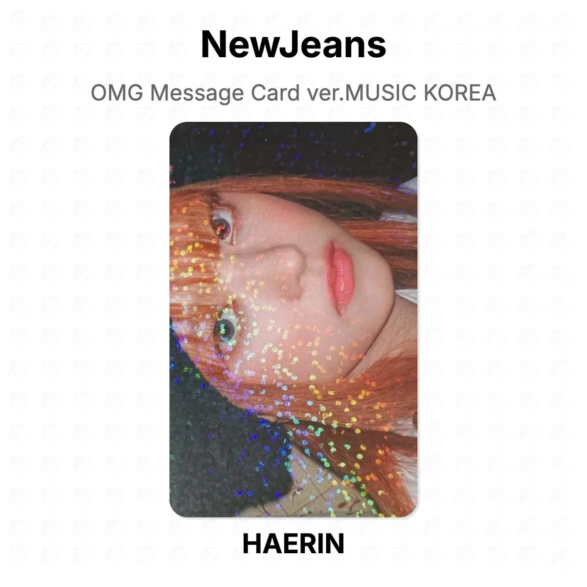 NewJeans OMG Message Card ver. MUSICKOREA Official Photocard