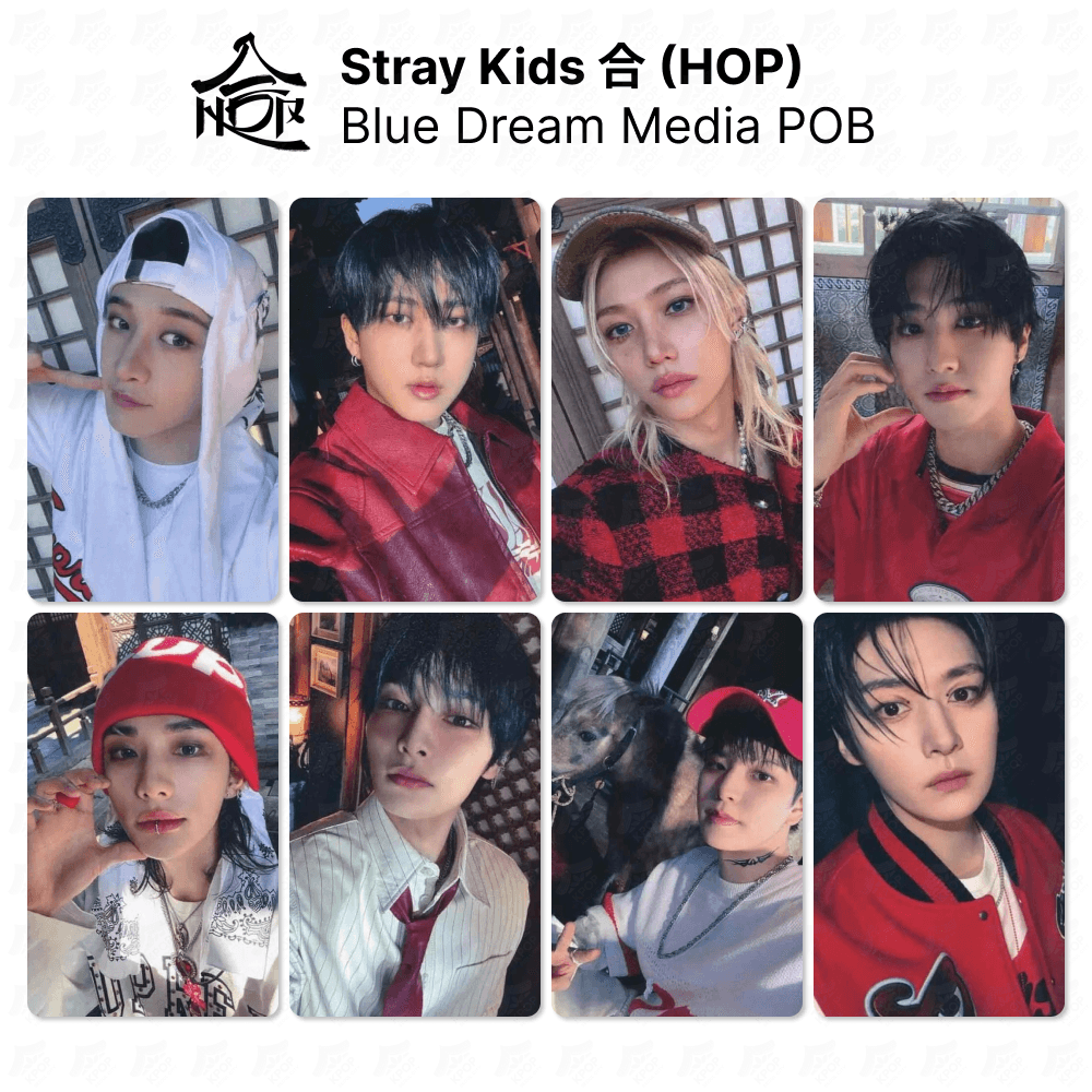 Stray Kids 合 HOP Blue Dream Media Official KPOP Photocard Collection | KPOP SeoulCity