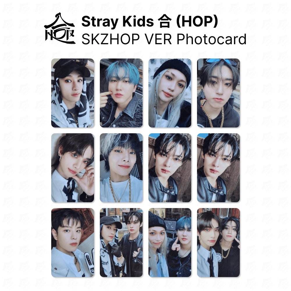 Stray Kids 合 HOP SKZHOP VER Official KPOP Photocard Collection | KPOP SeoulCity