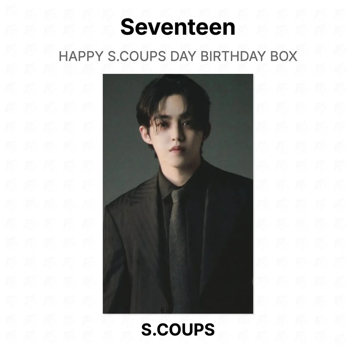 Seventeen HAPPY S.COUPS DAY BIRTHDAY BOX Official Photocard