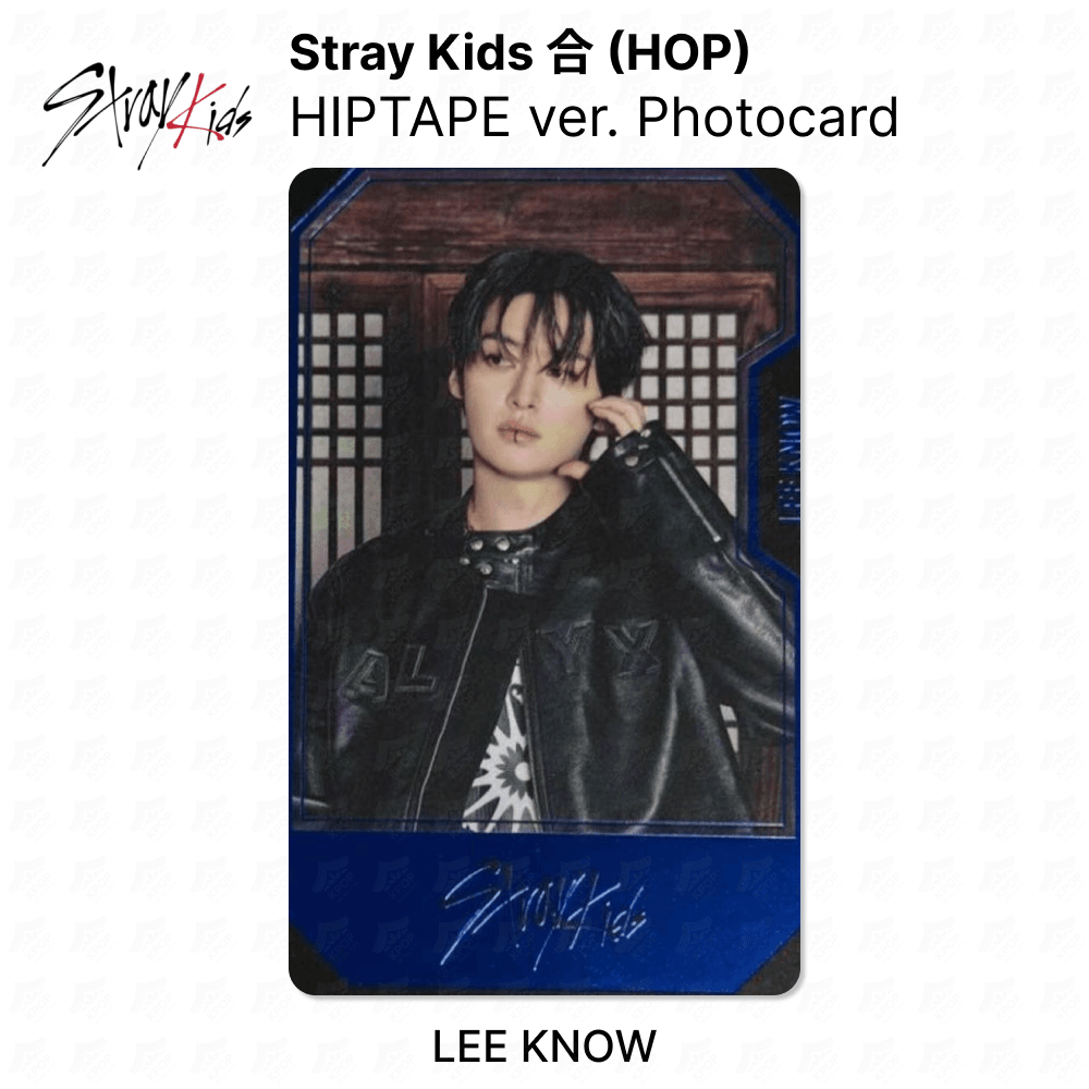 Stray Kids LEE KNOW 02 Official Photocard - 合 HOP HIPTAPE VER KPOP Collectible | KPOP SeoulCity