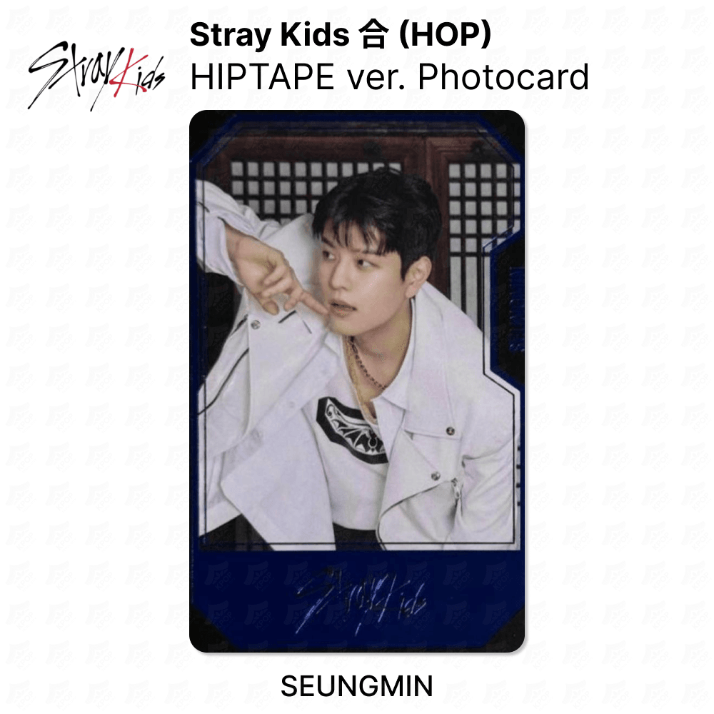 Stray Kids SEUNGMIN 01 Official Photocard - 合 HOP HIPTAPE VER KPOP Collectible | KPOP SeoulCity