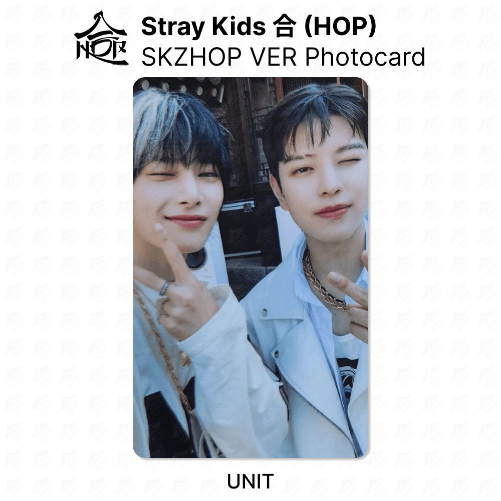 Stray Kids Unit 04 Official Photocard - 合 HOP SKZHOP VER KPOP Collectible | KPOP SeoulCity