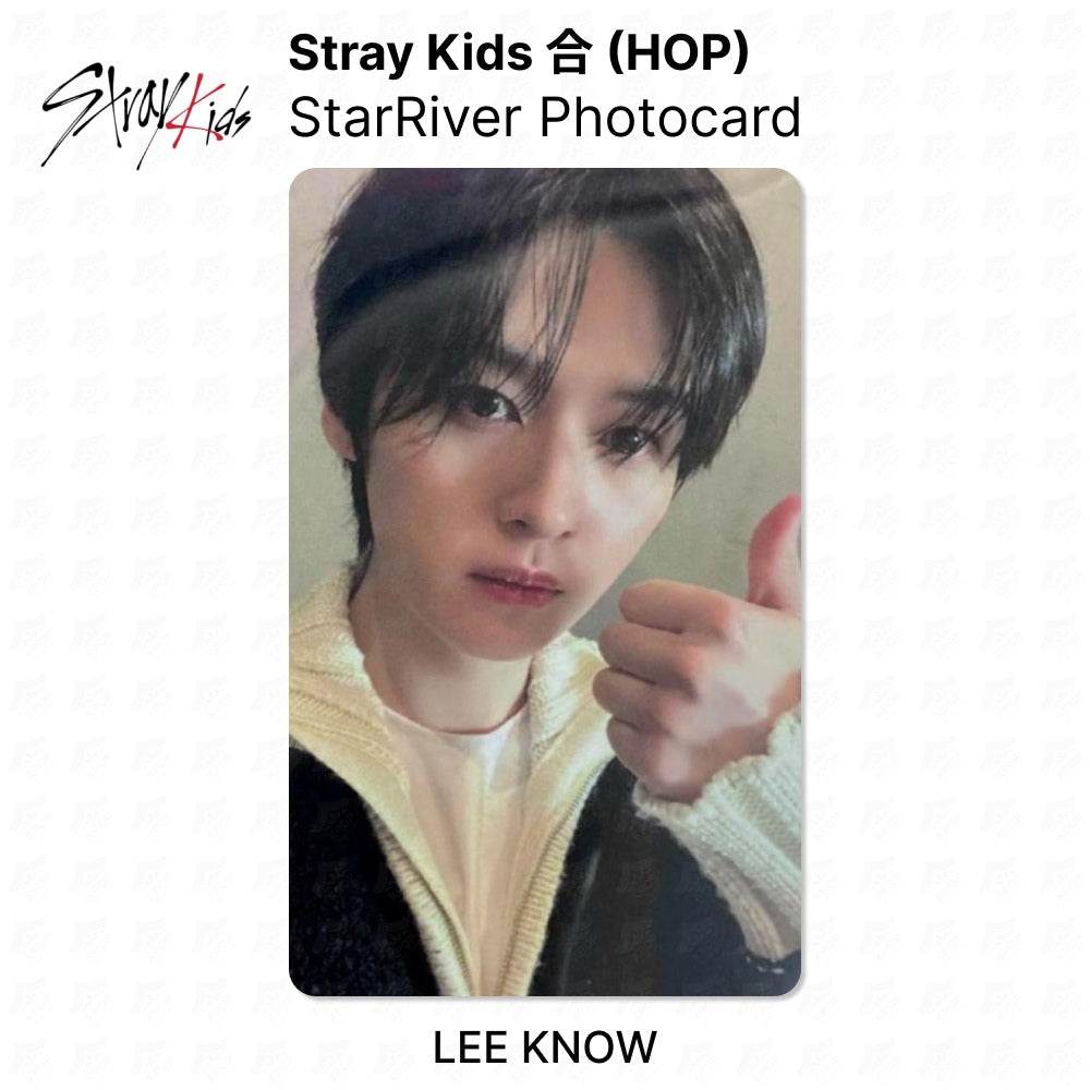 Stray Kids LEE KNOW 01 Official Photocard - 合 HOP StarRiver KPOP Collectible | KPOP SeoulCity