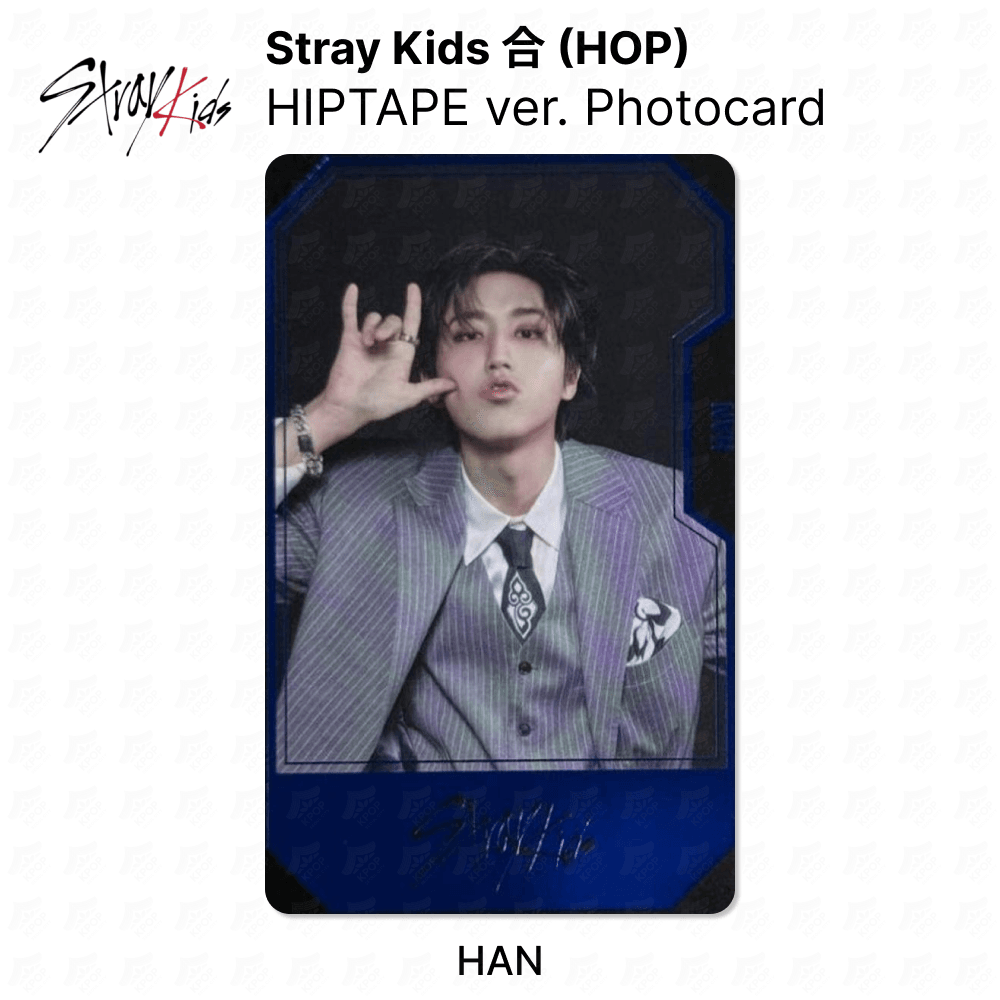 Stray Kids HAN 02 Official Photocard - 合 HOP HIPTAPE VER KPOP Collectible | KPOP SeoulCity