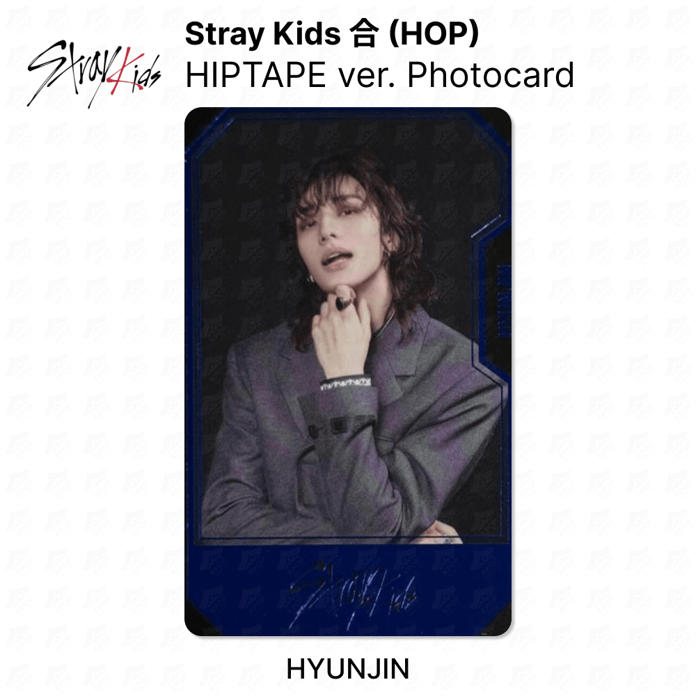 Stray Kids HYUNJIN 02 Official Photocard - 合 HOP HIPTAPE VER KPOP Collectible | KPOP SeoulCity