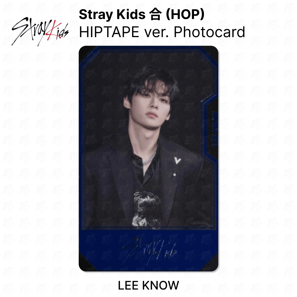 Stray Kids LEE KNOW 01 Official Photocard - 合 HOP HIPTAPE VER KPOP Collectible | KPOP SeoulCity