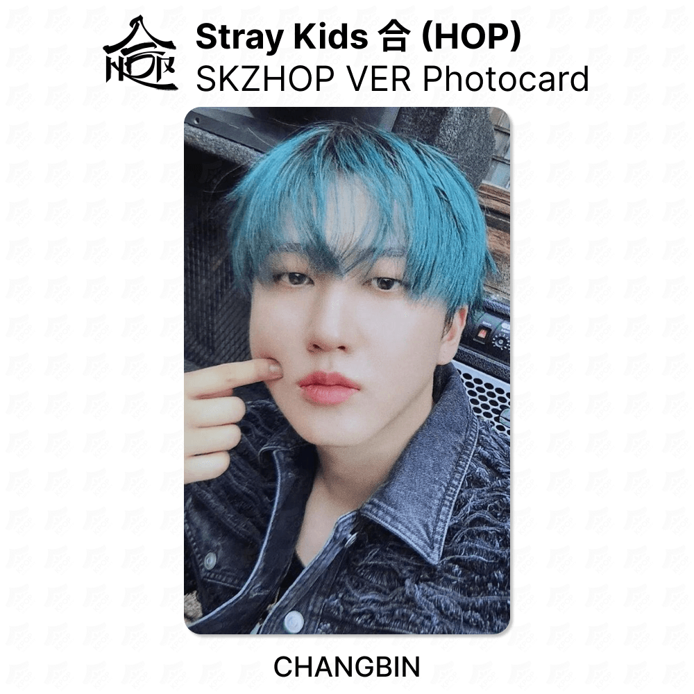 Stray Kids CHANGBIN Official Photocard - 合 HOP SKZHOP VER KPOP Collectible | KPOP SeoulCity