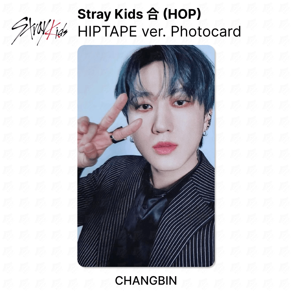 Stray Kids CHANGBIN 02 Official Photocard - 合 HOP HIPTAPE VER KPOP Collectible | KPOP SeoulCity