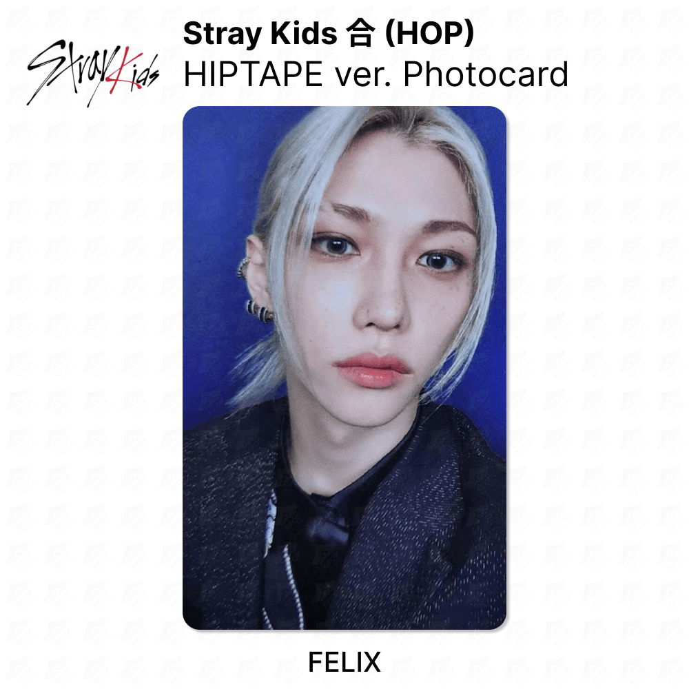Stray Kids FELIX 03 Official Photocard - 合 HOP HIPTAPE VER KPOP Collectible | KPOP SeoulCity