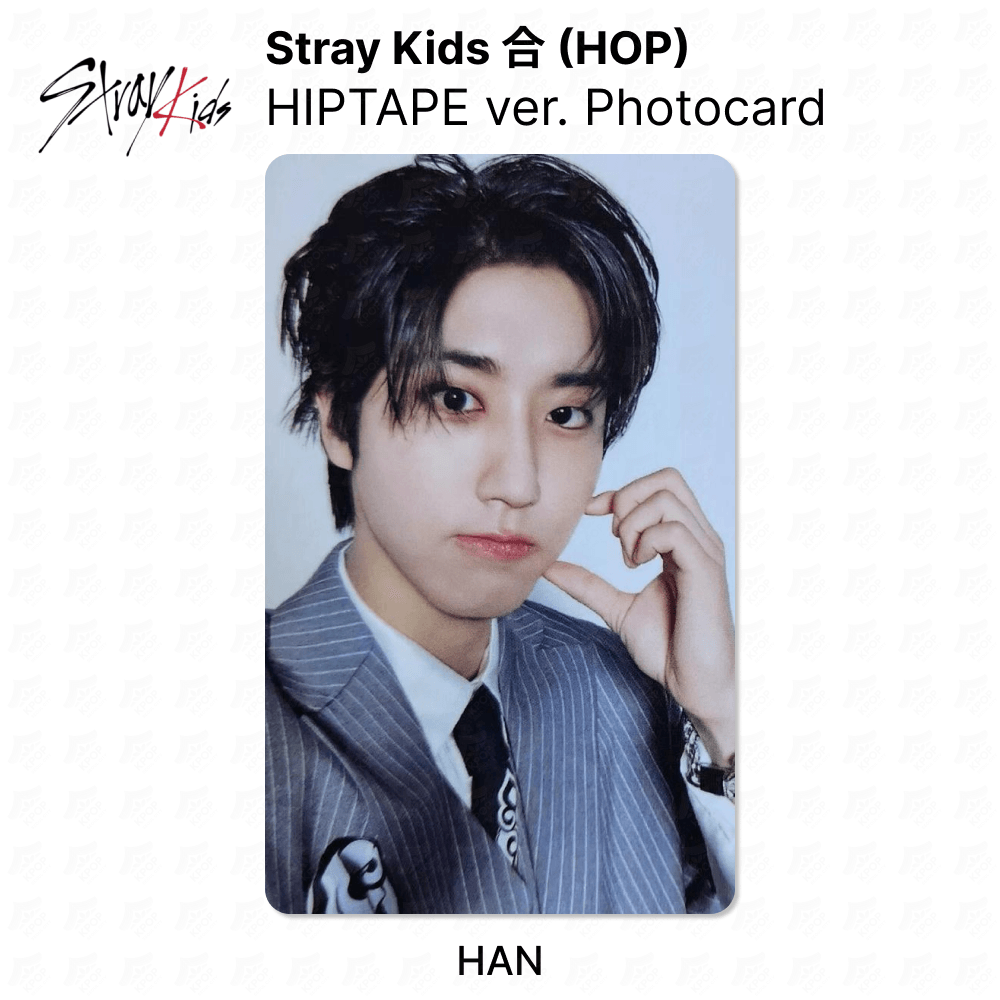 Stray Kids HAN 03 Official Photocard - 合 HOP HIPTAPE VER KPOP Collectible | KPOP SeoulCity