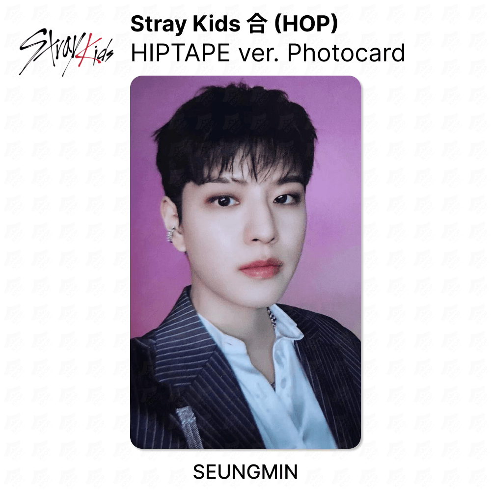Stray Kids SEUNGMIN 03 Official Photocard - 合 HOP HIPTAPE VER KPOP Collectible | KPOP SeoulCity