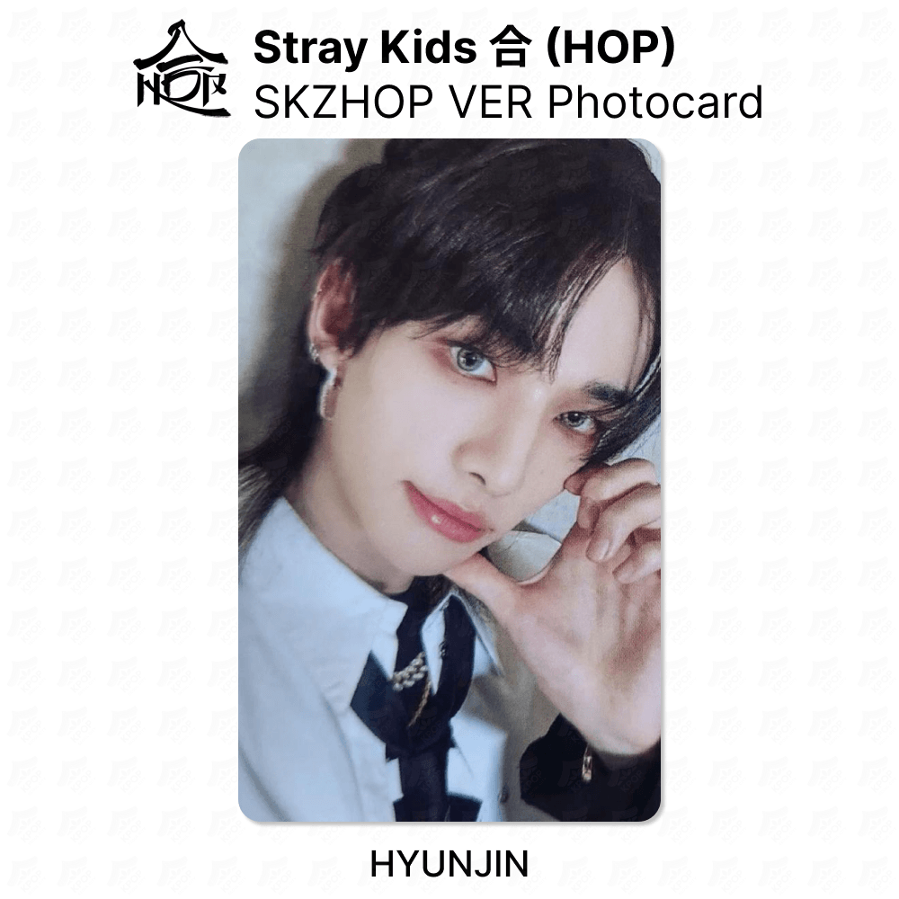 Stray Kids HYUNJIN Official Photocard - 合 HOP SKZHOP VER KPOP Collectible | KPOP SeoulCity