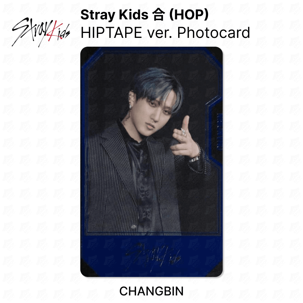 Stray Kids CHANGBIN 01 Official Photocard - 合 HOP HIPTAPE VER KPOP Collectible | KPOP SeoulCity