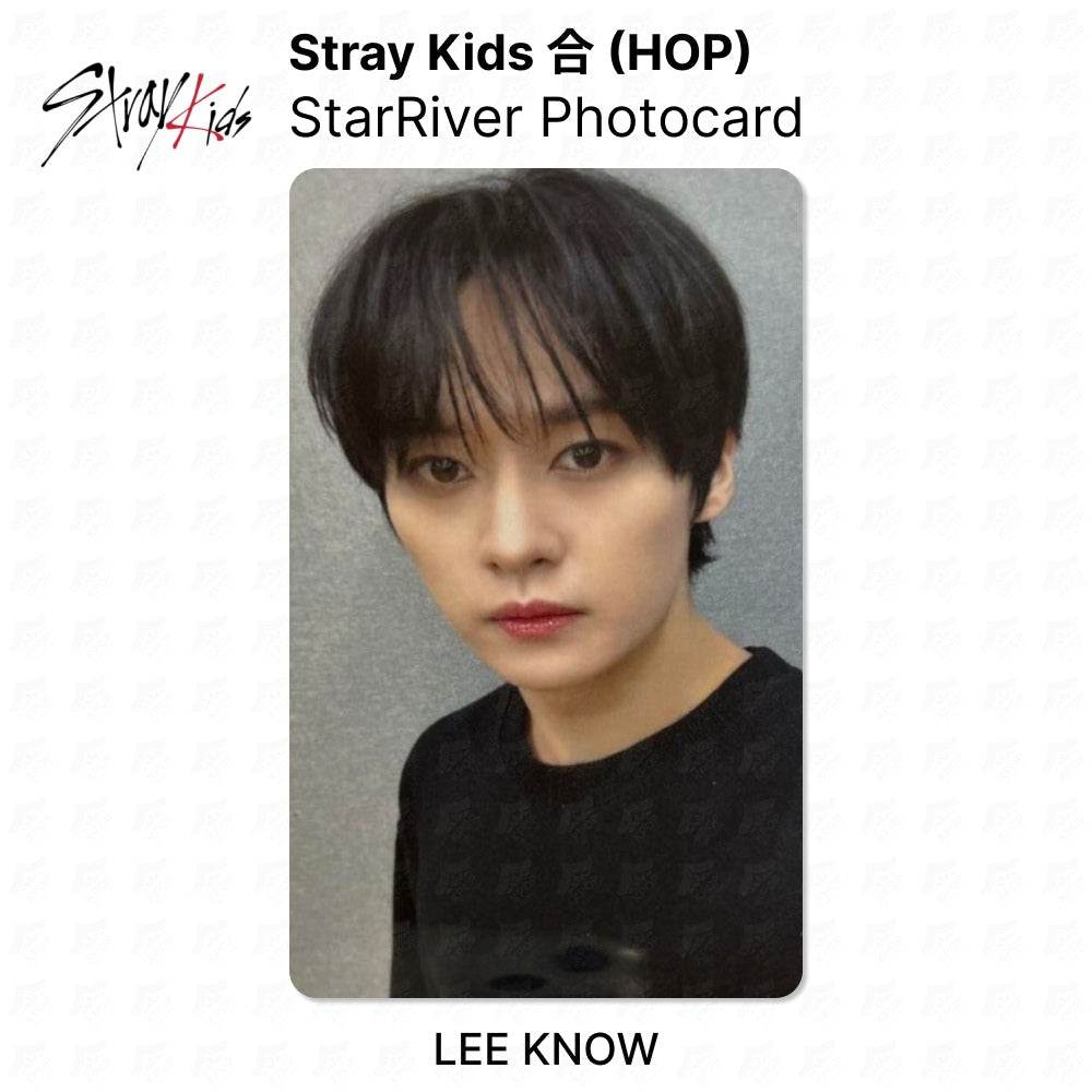 Stray Kids LEE KNOW 02 Official Photocard - 合 HOP StarRiver KPOP Collectible | KPOP SeoulCity
