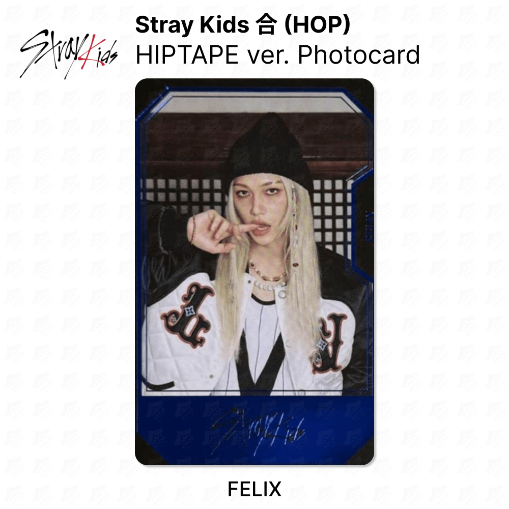 Stray Kids FELIX 01 Official Photocard - 合 HOP HIPTAPE VER KPOP Collectible | KPOP SeoulCity