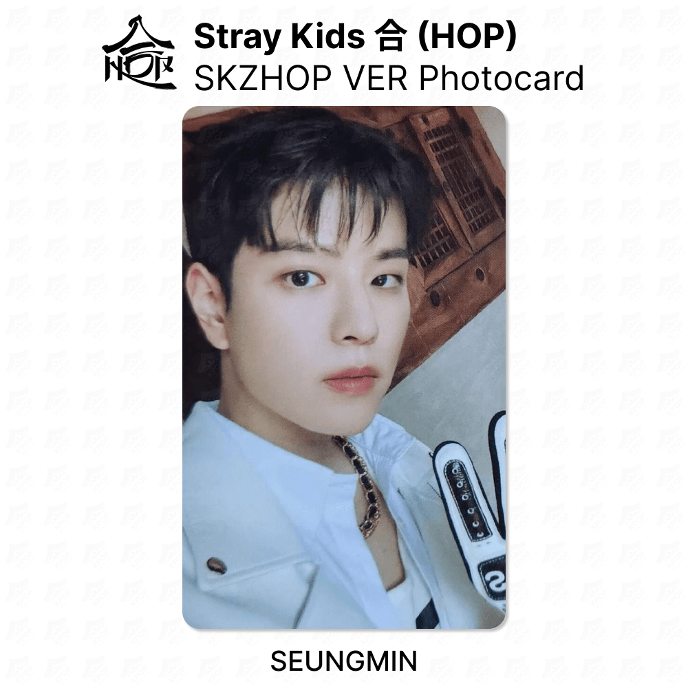 Stray Kids SEUNGMIN Official Photocard - 合 HOP SKZHOP VER KPOP Collectible | KPOP SeoulCity