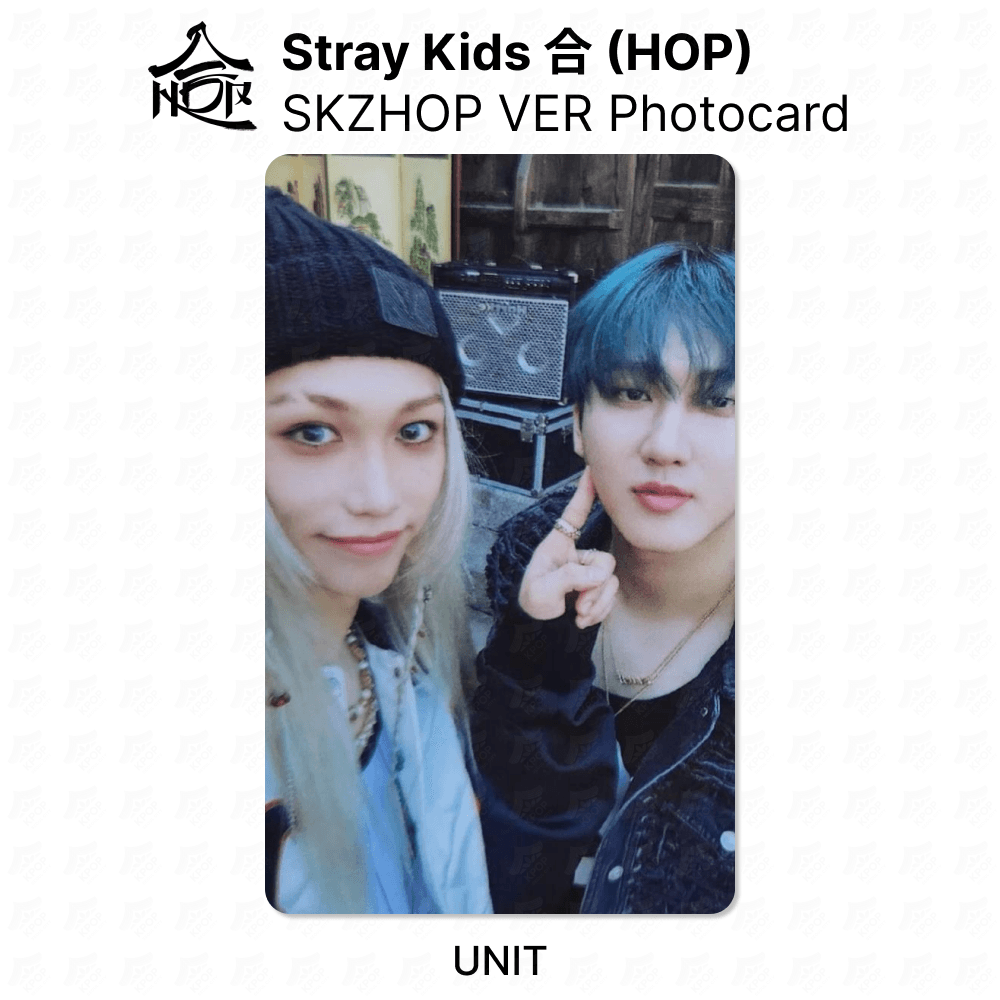 Stray Kids Unit 02 Official Photocard - 合 HOP SKZHOP VER KPOP Collectible | KPOP SeoulCity
