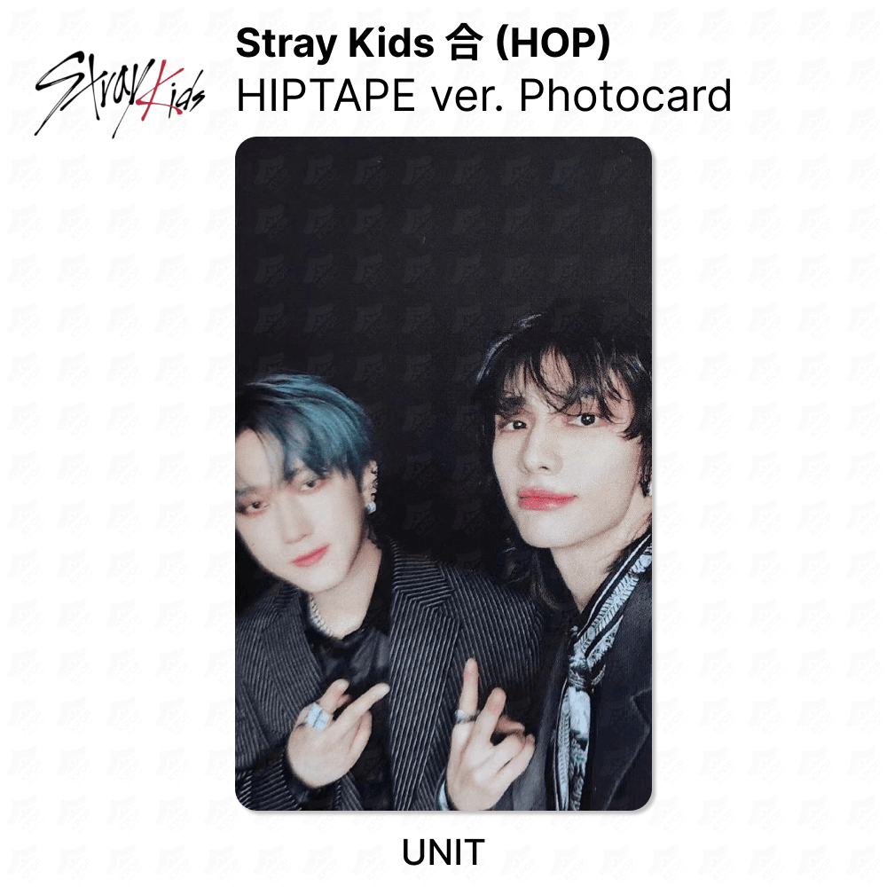 Stray Kids Unit 02 Official Photocard - 合 HOP HIPTAPE VER KPOP Collectible | KPOP SeoulCity