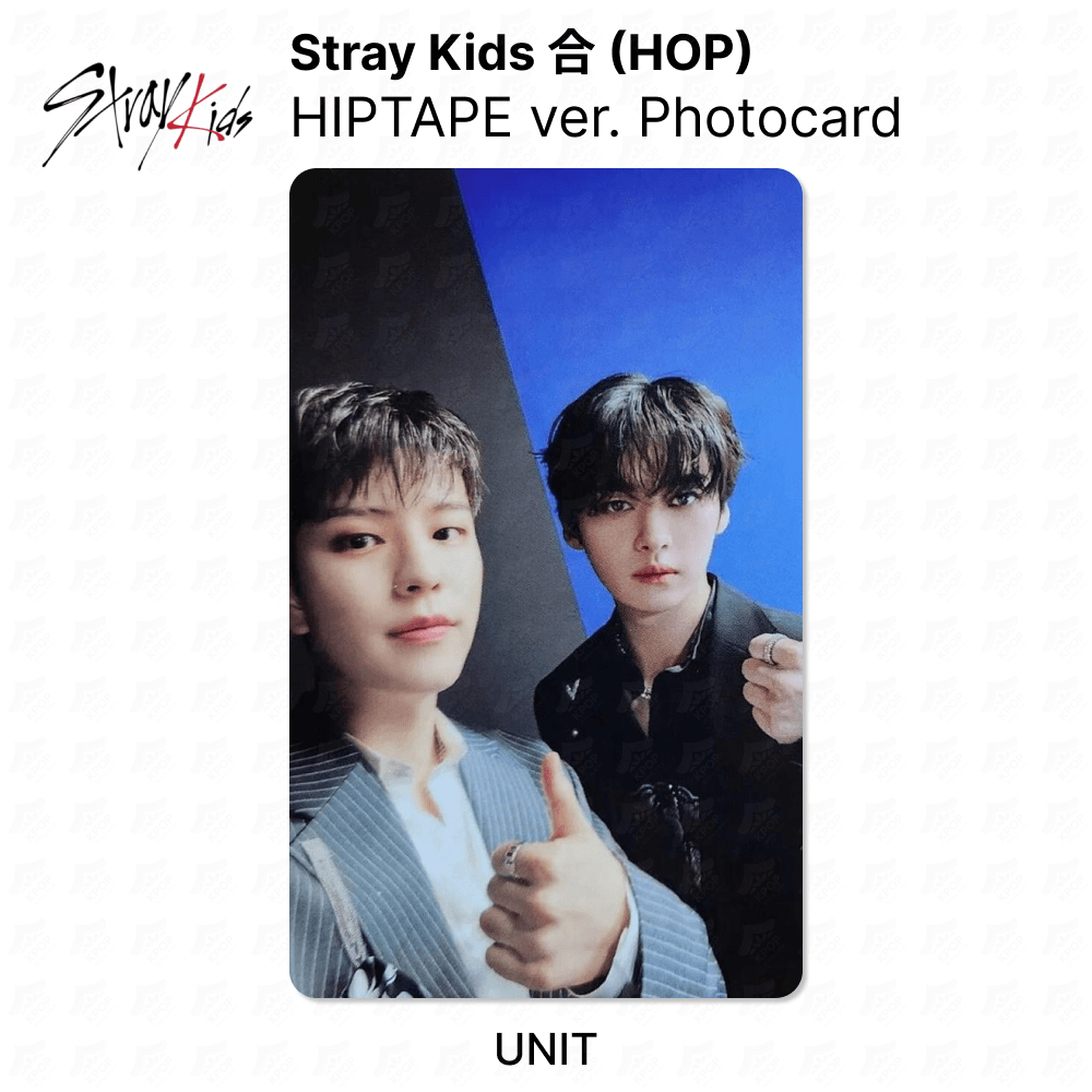 Stray Kids Unit 03 Official Photocard - 合 HOP HIPTAPE VER KPOP Collectible | KPOP SeoulCity