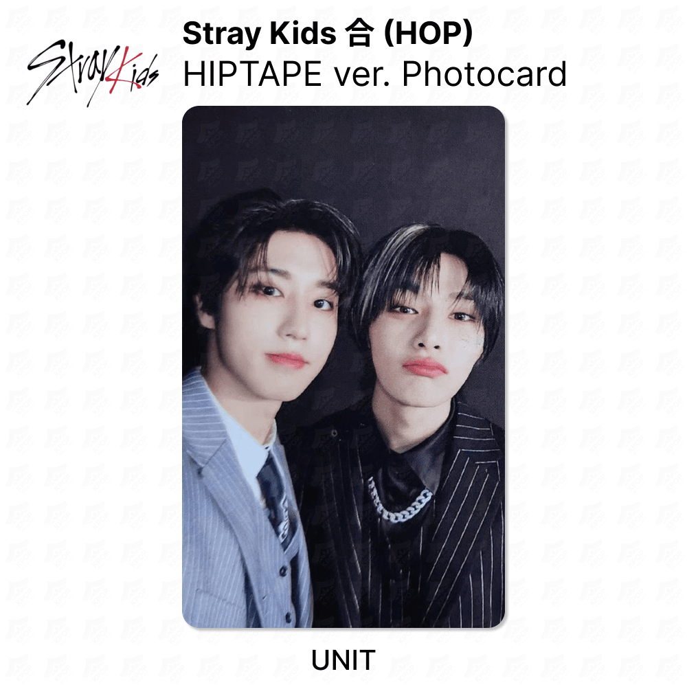 Stray Kids Unit 04 Official Photocard - 合 HOP HIPTAPE VER KPOP Collectible | KPOP SeoulCity