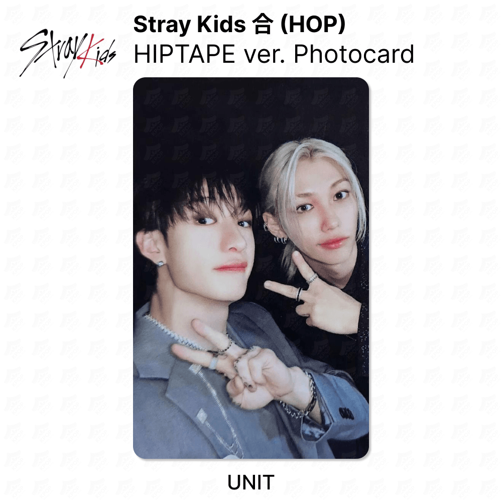 Stray Kids Unit 01 Official Photocard - 合 HOP HIPTAPE VER KPOP Collectible | KPOP SeoulCity