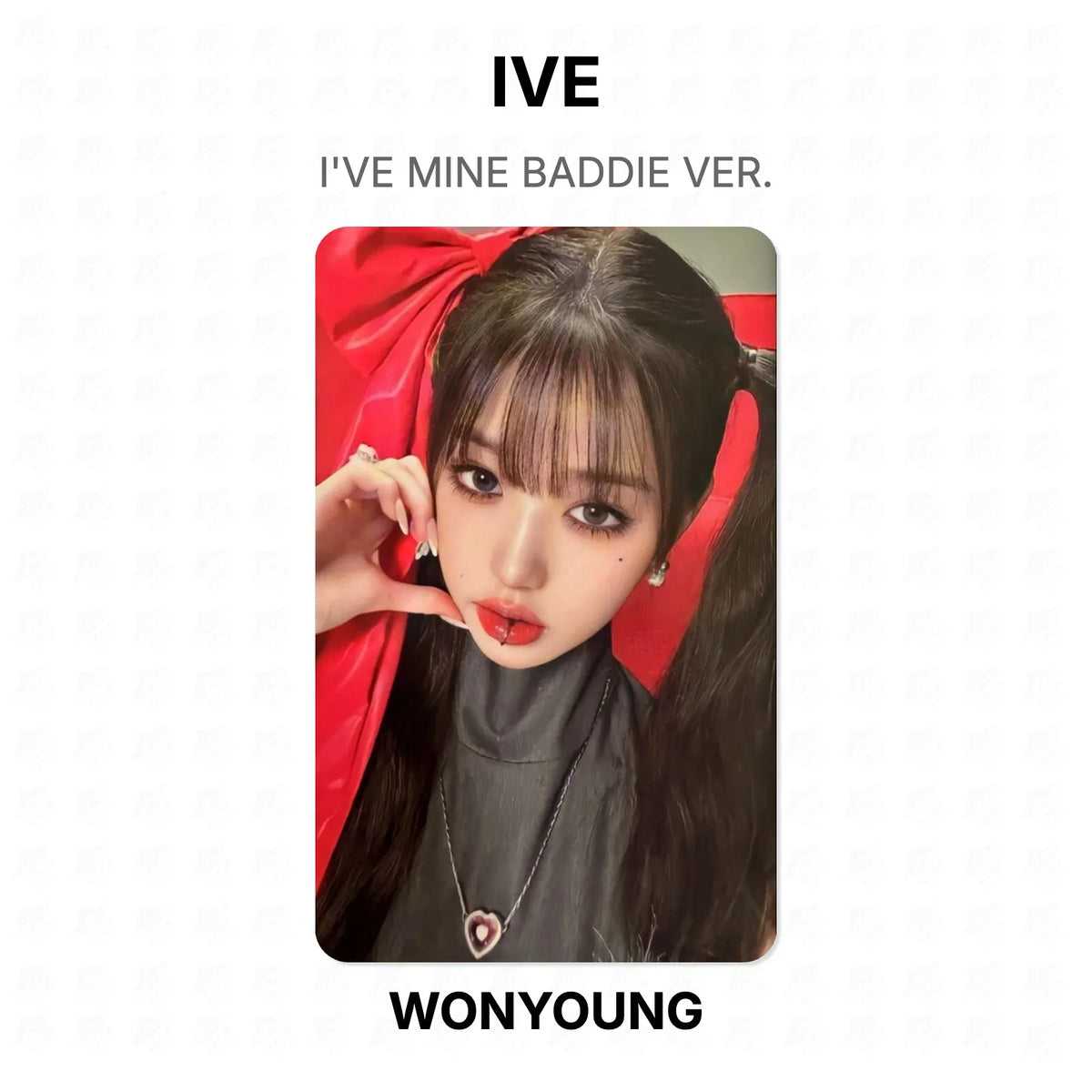 IVE I'VE MINE BADDIE VER. Official Photocard