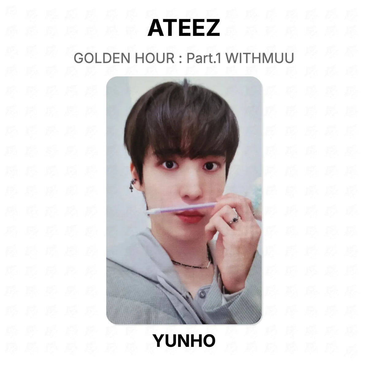 ATEEZ GOLDEN HOUR : Part.1 WITHMUU Official Photocard